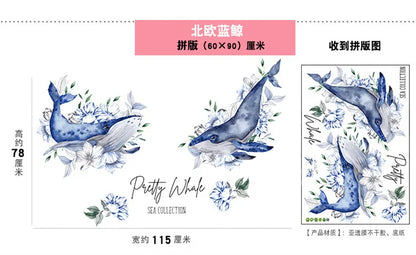 Purple Lavender Flower Butterfly Wall Stickers – Home Decor Decals