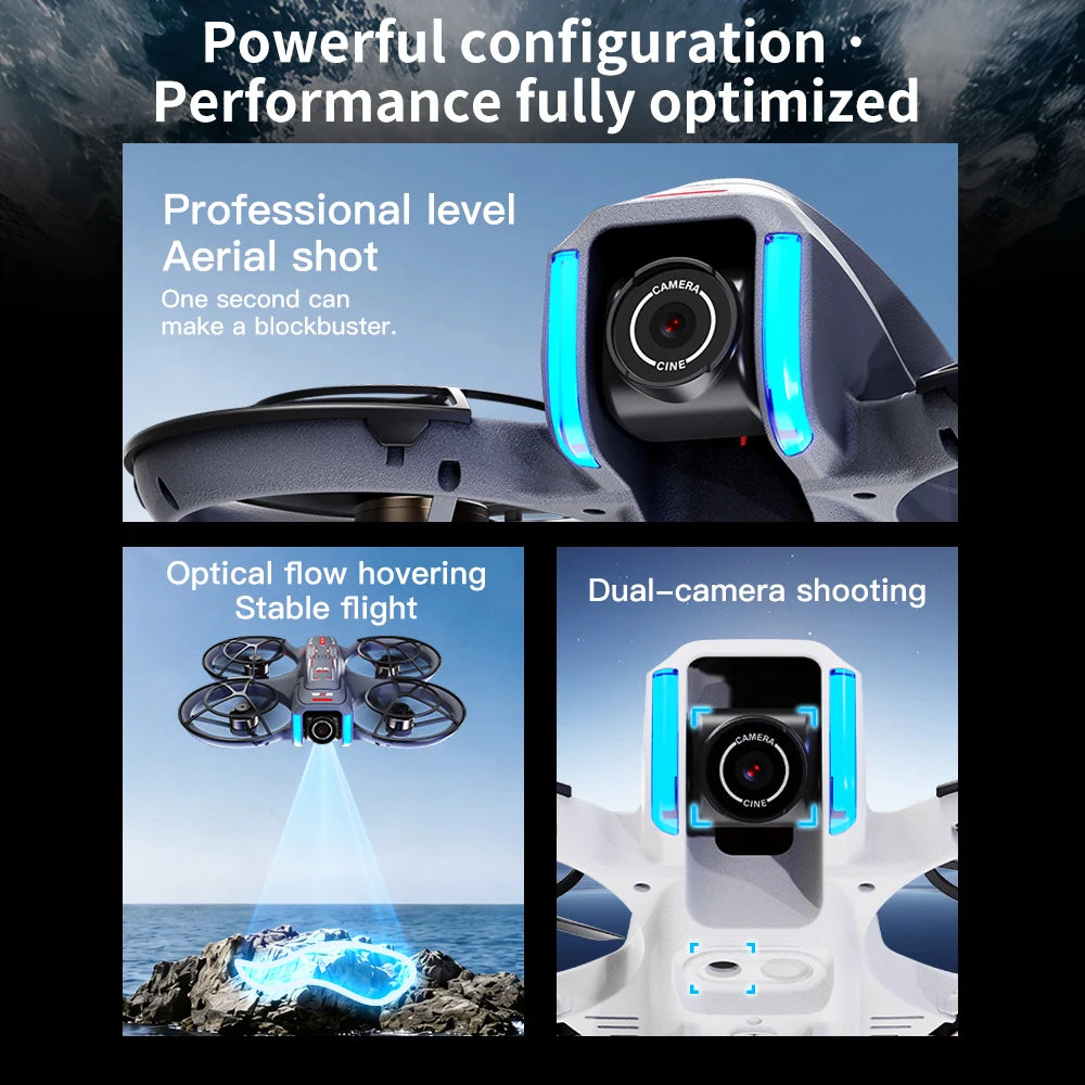 AE21 HD Dual Camera Mini Drone with 4.3" Screen Remote