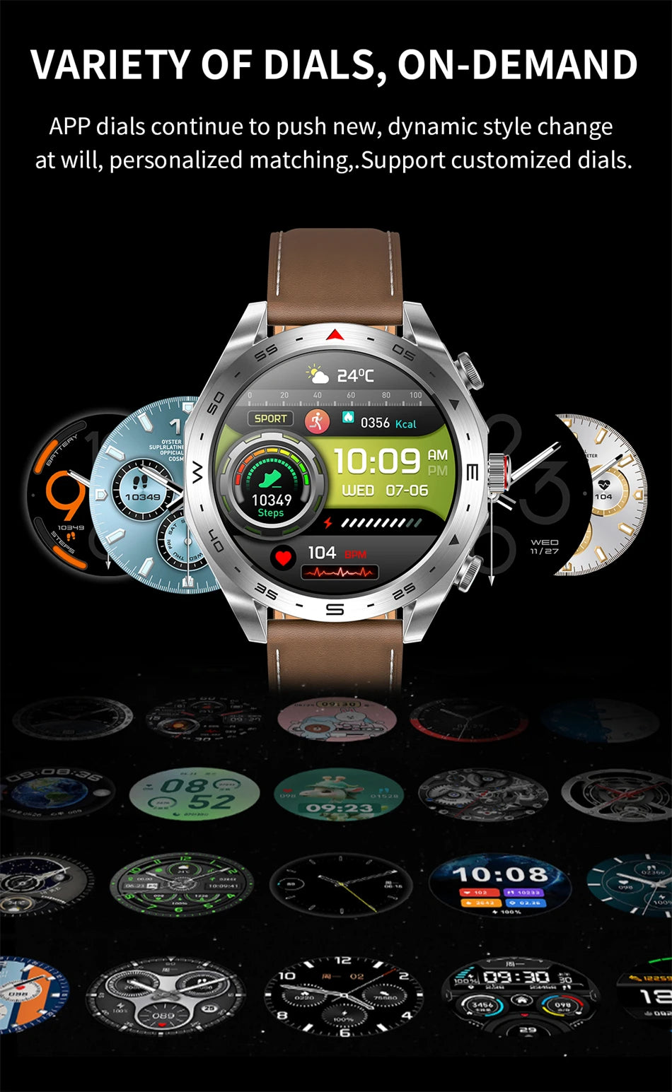 Smart Two-in-one Bluetooth Watch
