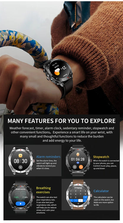 Smart Two-in-one Bluetooth Watch