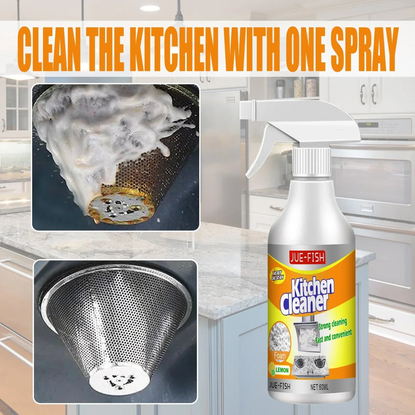 Kitchen Grease Foam Cleaner