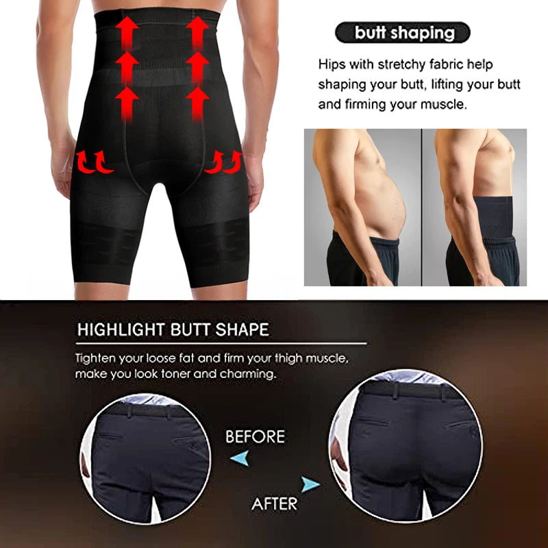Men Tummy Control Shapewear Boxer