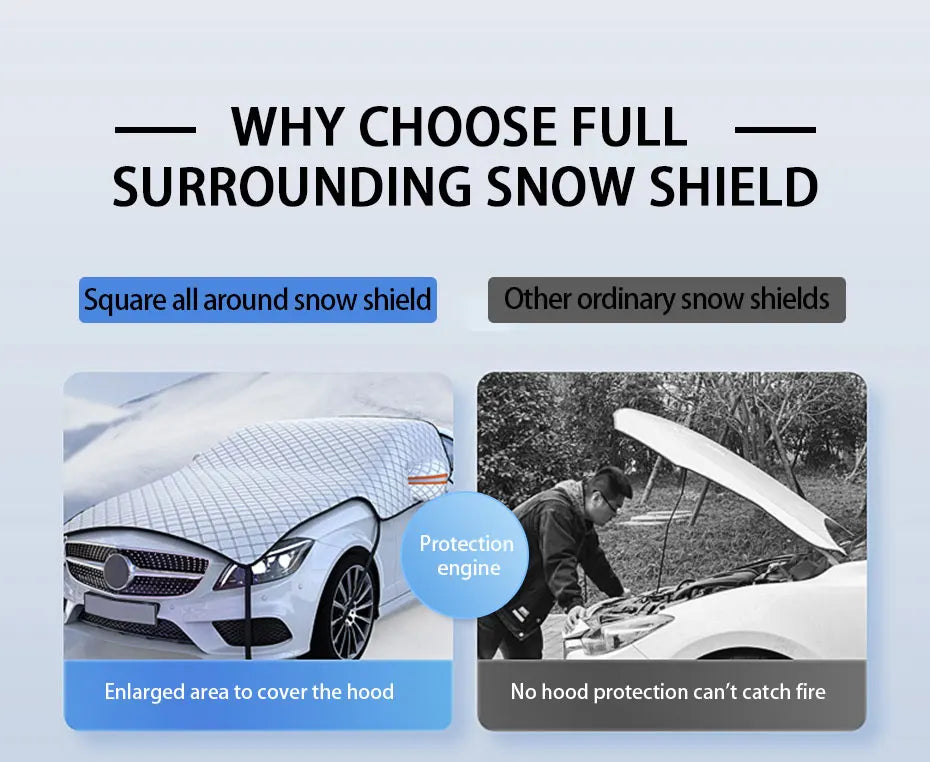 Car Windshield Snow and Sun Cover