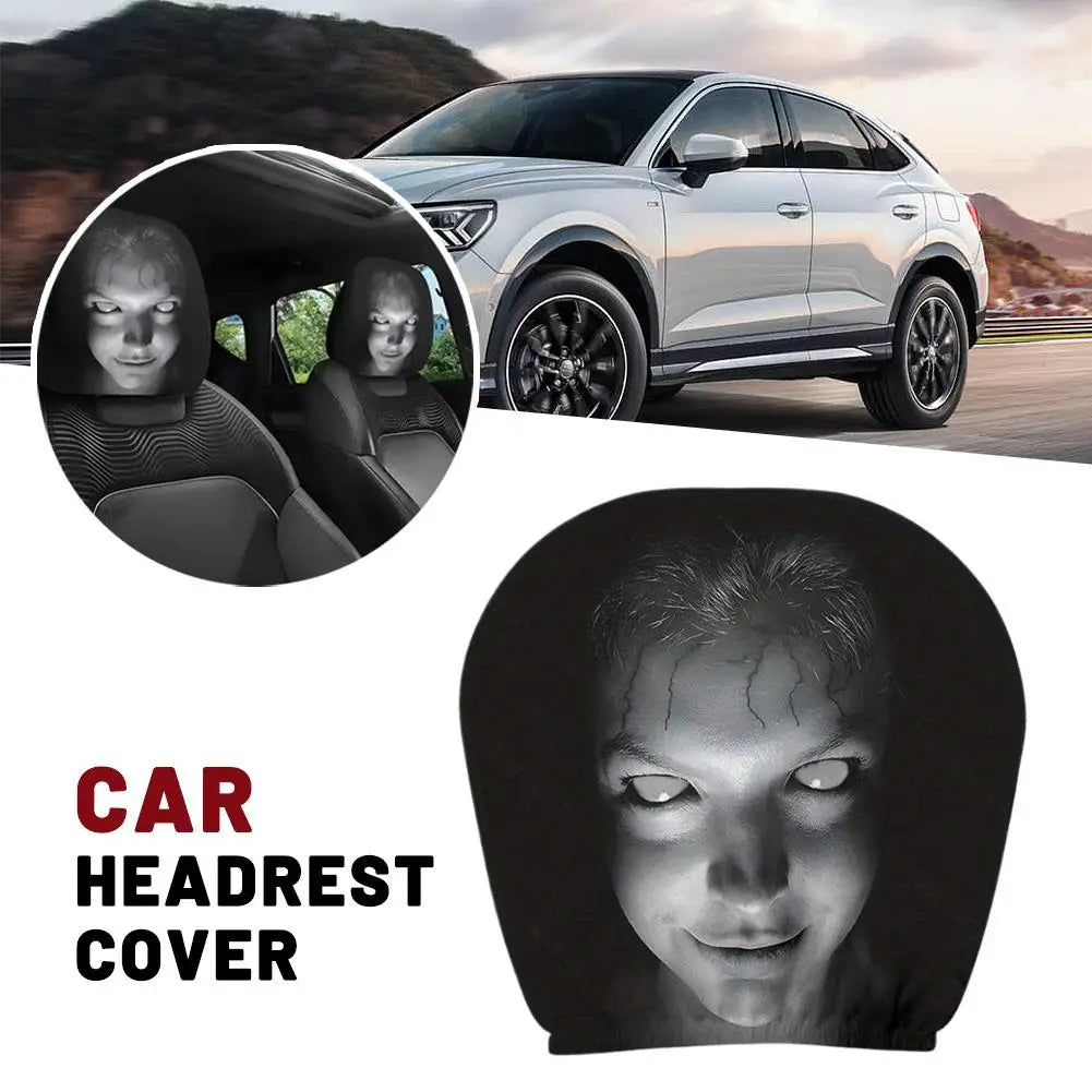Spooky Halloween Car Headrest Covers for SUV