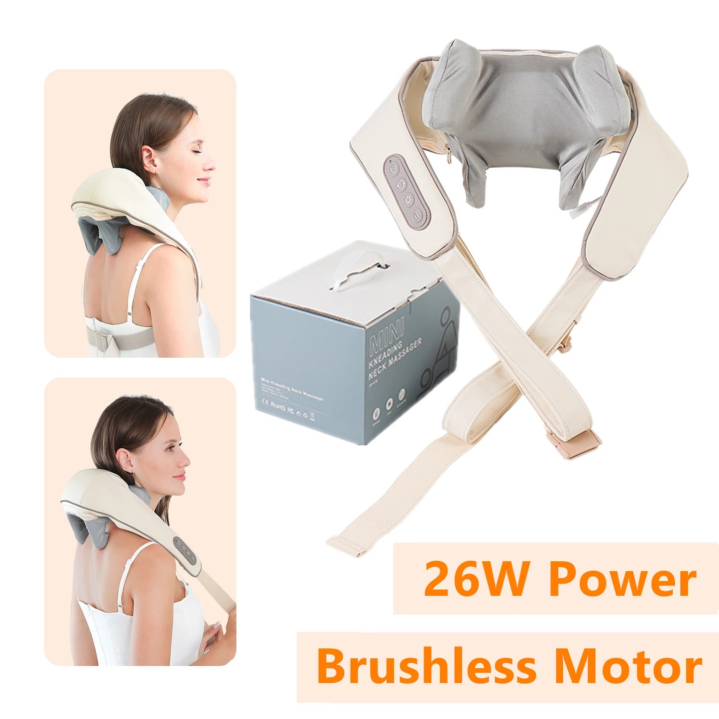 Ergonomic Neck and Shoulder Massager