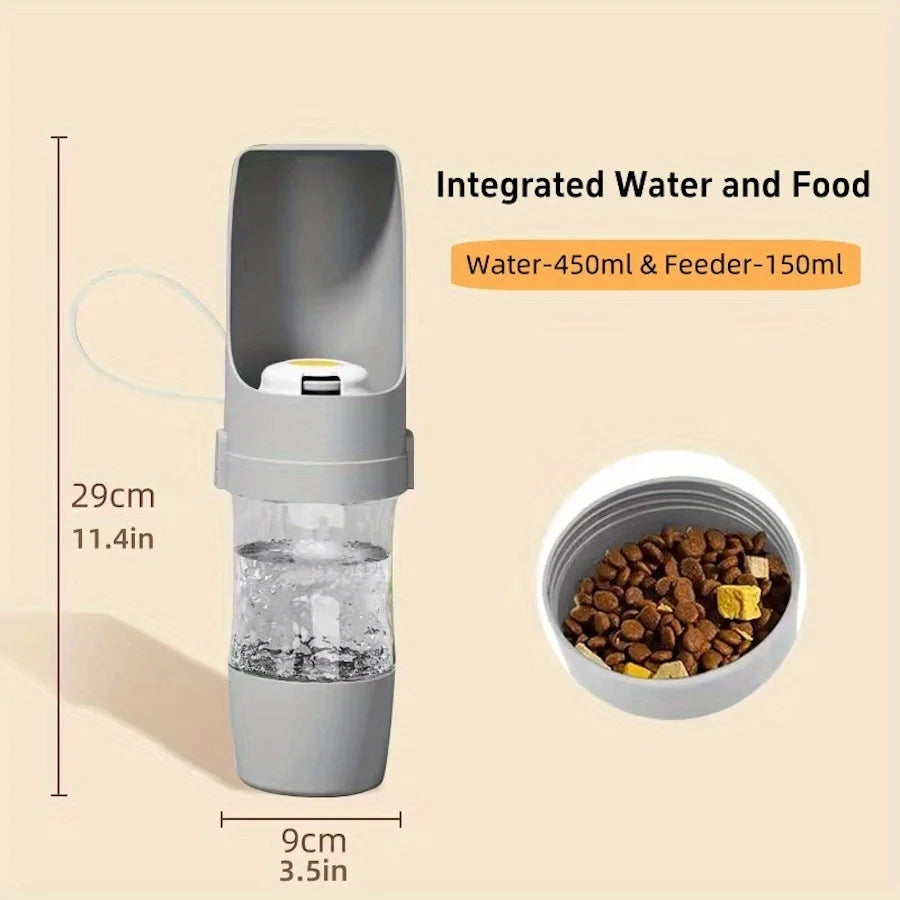 Portable Dog Water Bottle – Leak-Proof Pet Water Dispenser for Walks - OneClickSmart