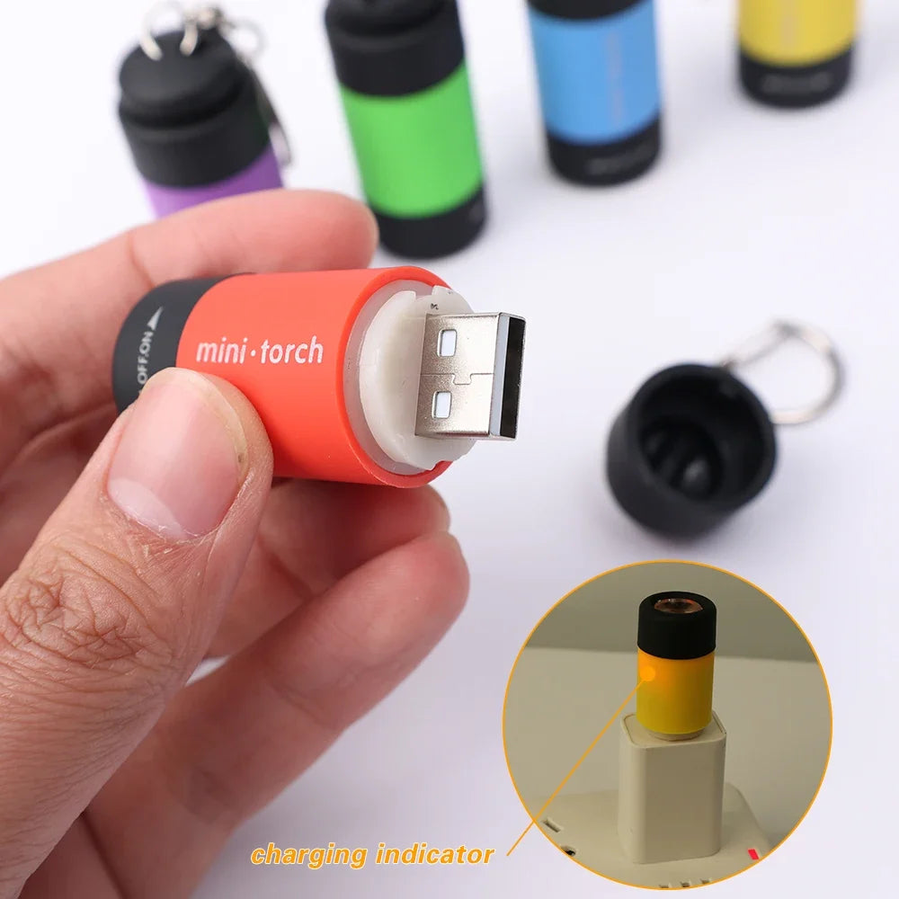 LED Mini Pocket Rechargeable Flashlight