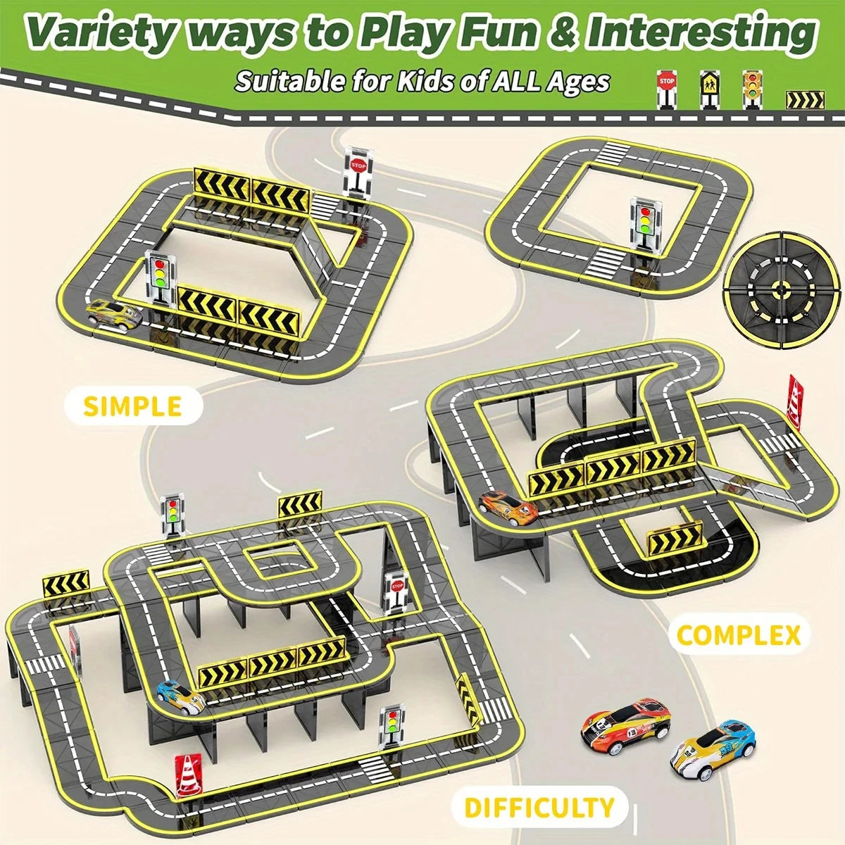 Magnetic Track Construction Kit