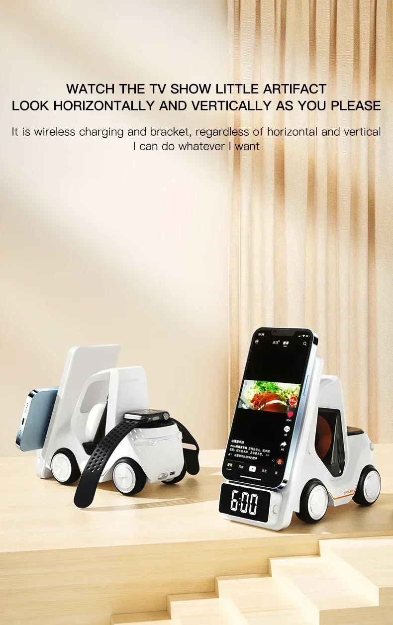 5-in-1 Wireless Charger & Phone Stand