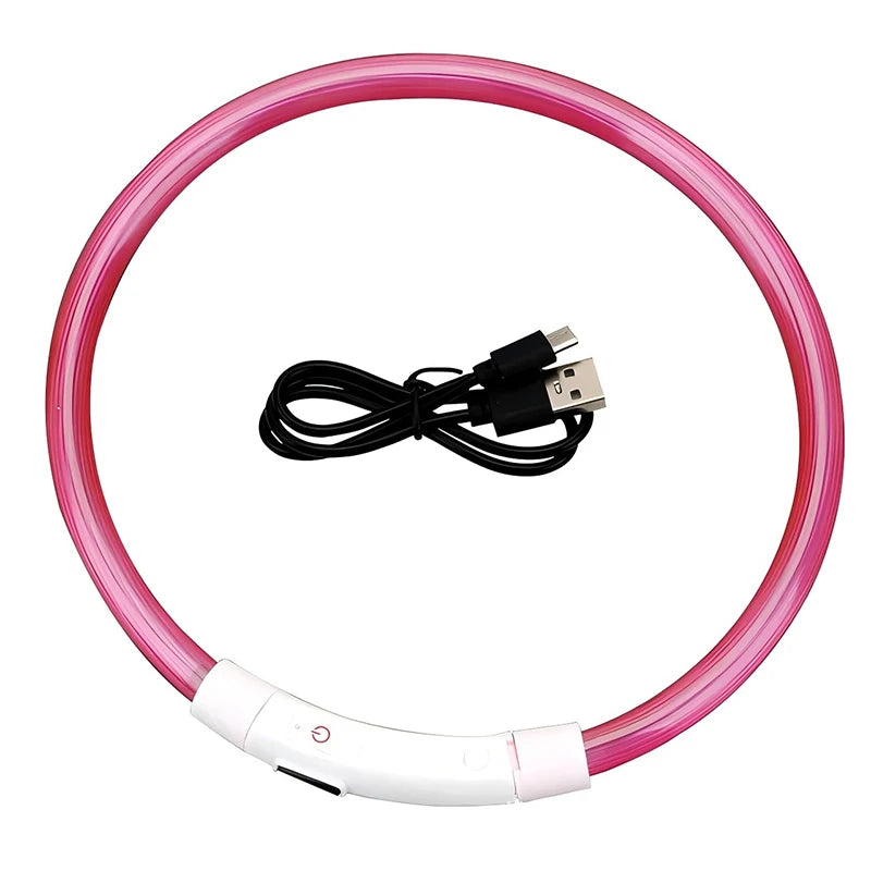 LED USB Rechargeable Dog Collar
