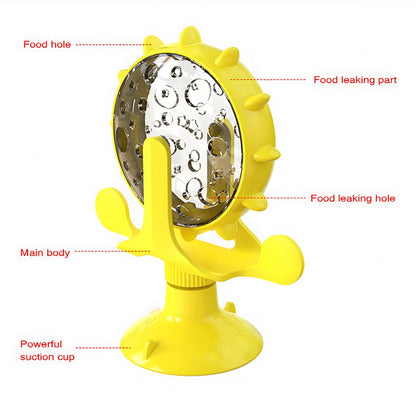 Cat Treat Wheel Interactive Puzzle Feeder