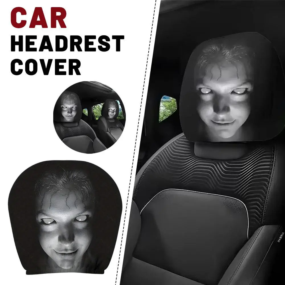 Horror Headrest Covers for Sedan Truck and SUV
