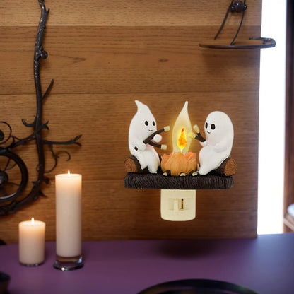 Ghost Campfire Flickering Night Light