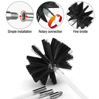 Chimney Cleaning Brush Kit