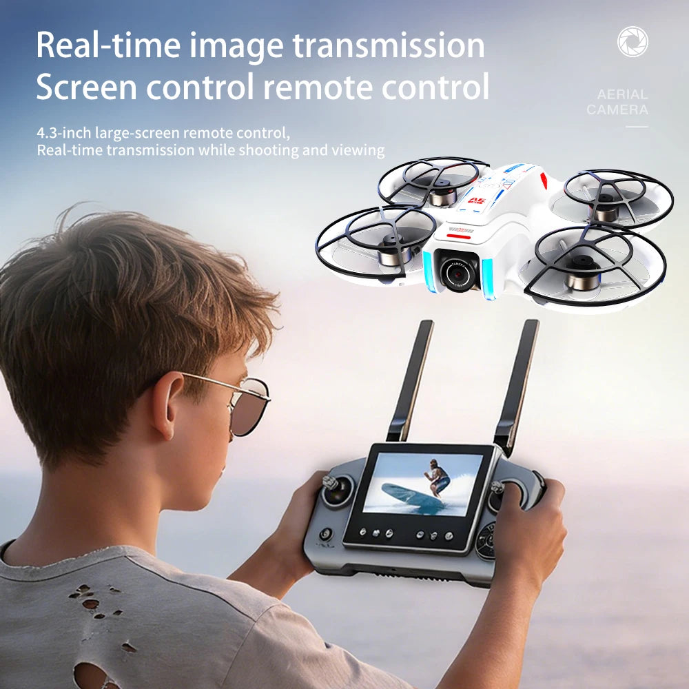 AE21 HD Dual Camera Mini Drone with 4.3" Screen Remote