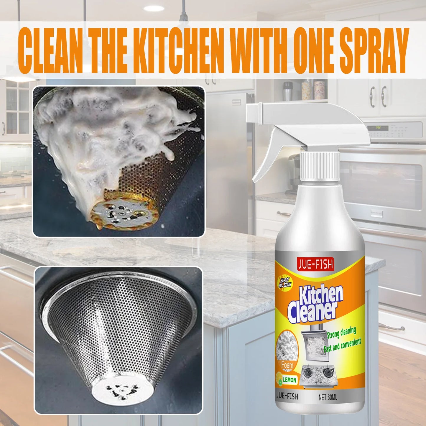 Kitchen Grease Foam Cleaner