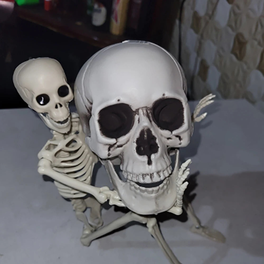 Halloween Skull Decoration – Realistic Skeleton Horror Prop for Parties - OneClickSmart