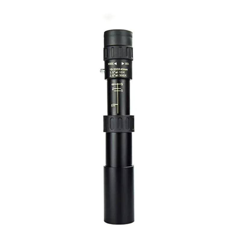 10-300x40 HD Zoom Monocular Telescope – Long Range High Power Prism Scope for Camping & Outdoor Adventures