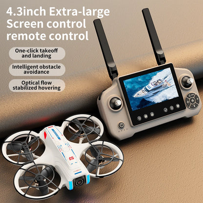 AE21 HD Dual Camera Mini Drone with 4.3" Screen Remote
