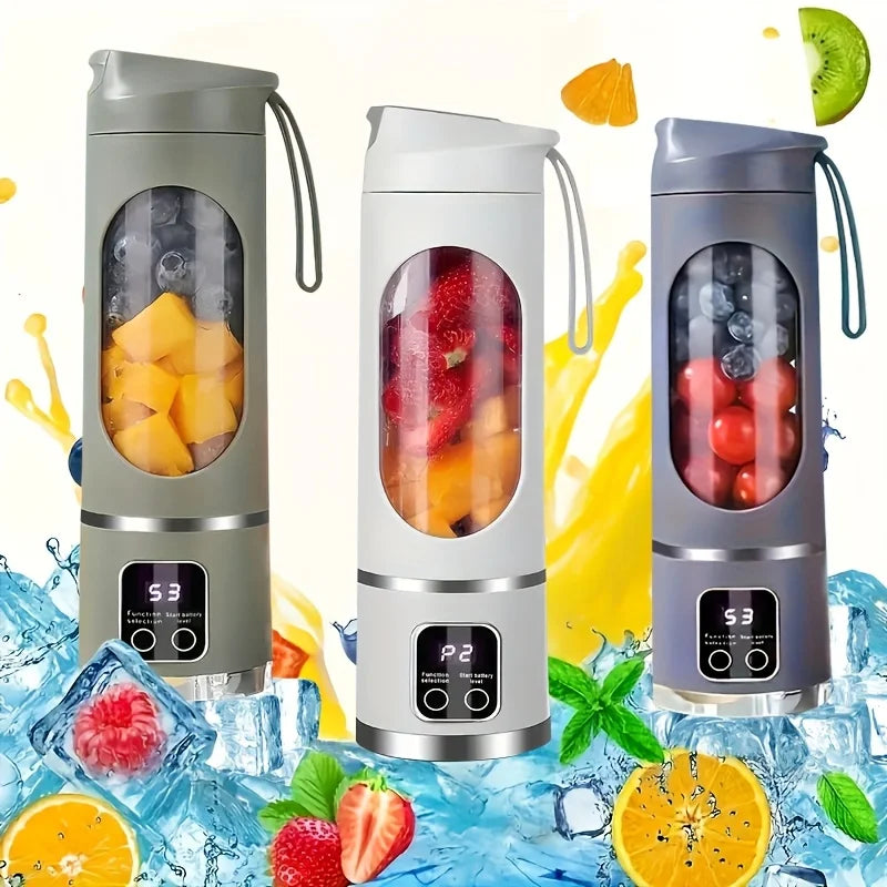 Portable USB rechargeable juicer blender for smoothies, milkshakes and fresh fruit juice
