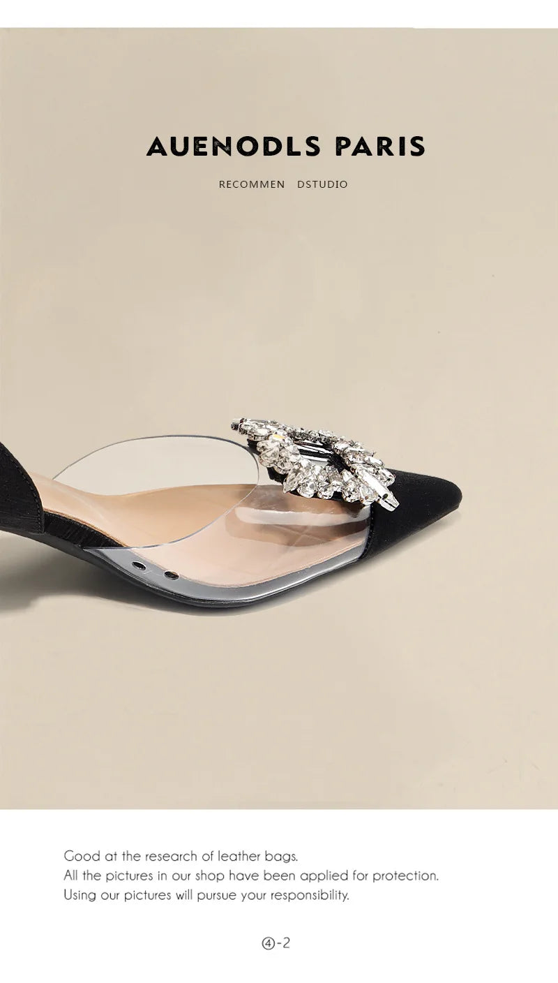 Luxury Crystal Women’s Sandals – Summer High Heels Shoes