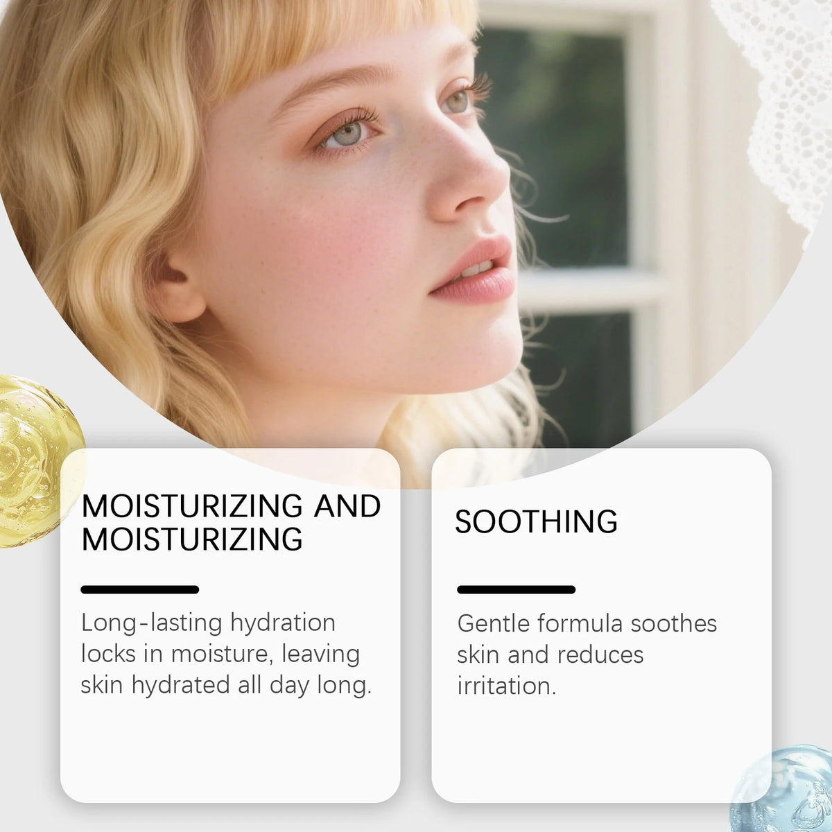 Face and neck firming moisturizing cream for smoother looking skin
