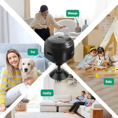 A9 Mini WiFi Security Camera – Smart Home, Baby & Pet Monitor