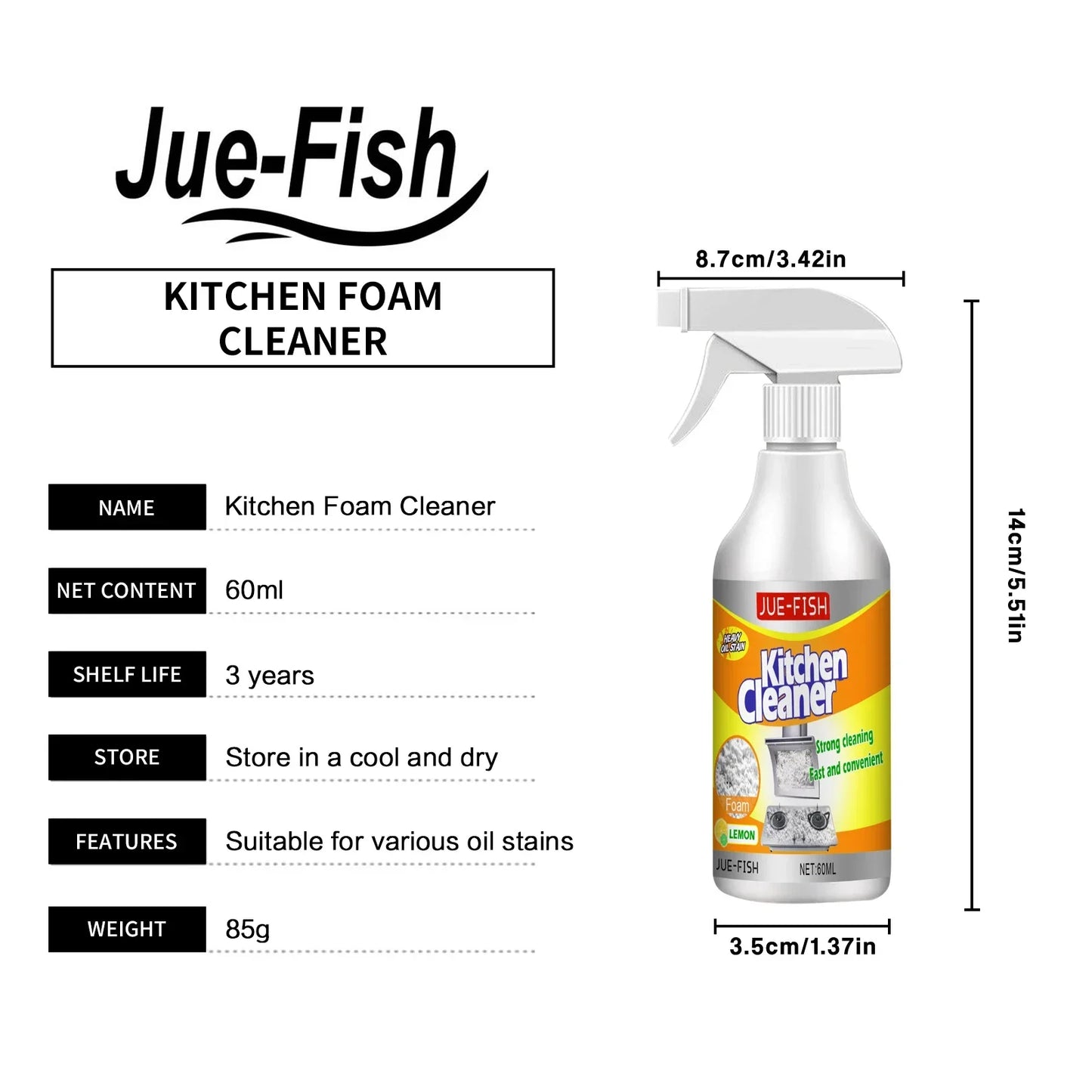 Kitchen Grease Foam Cleaner