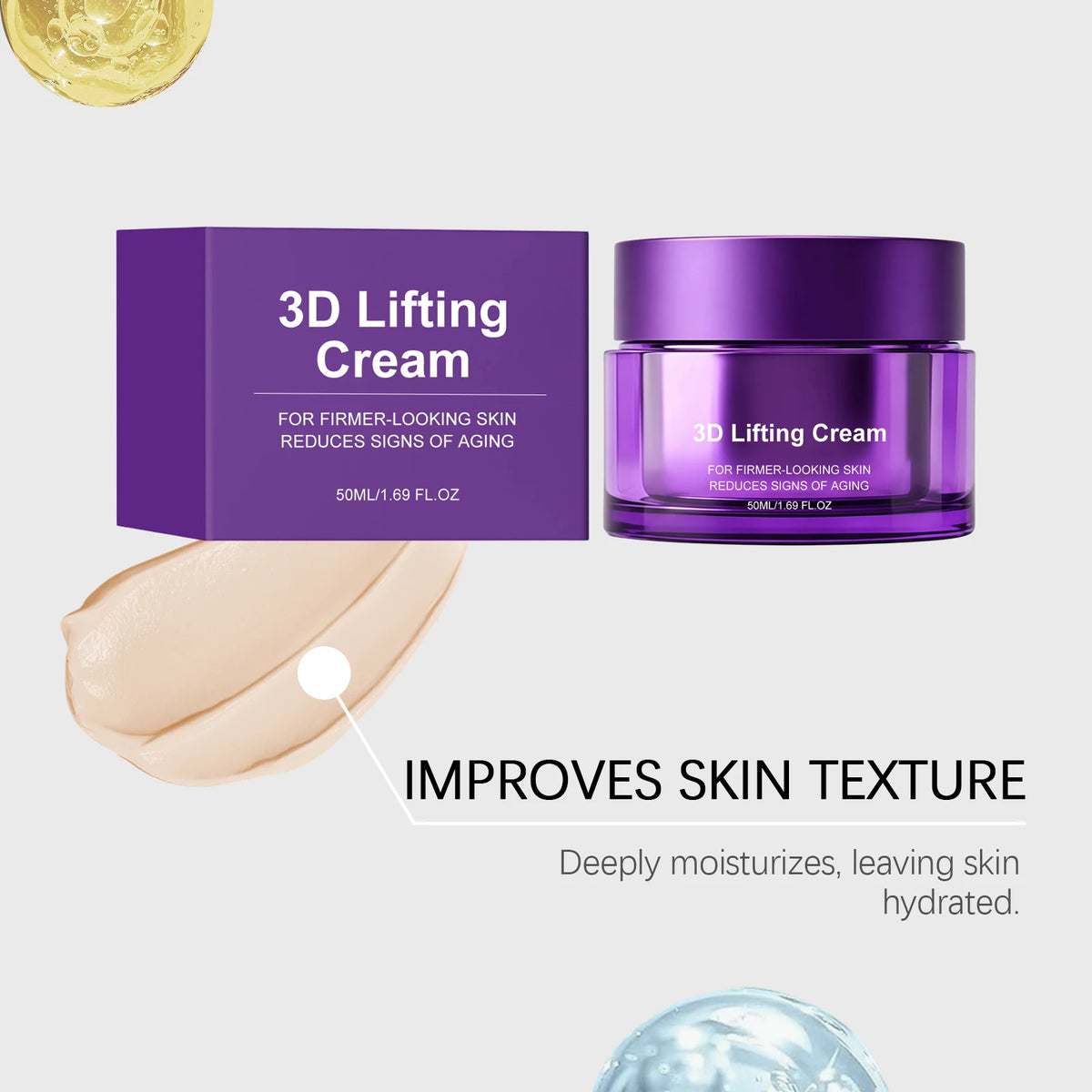 Face Neck Lifting Cream – Anti-Aging Moisturizer for Firmer Skin - OneClickSmart