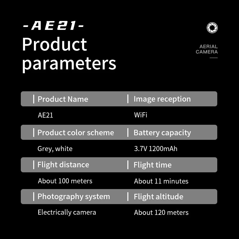 AE21 HD Dual Camera Mini Drone with 4.3" Screen Remote
