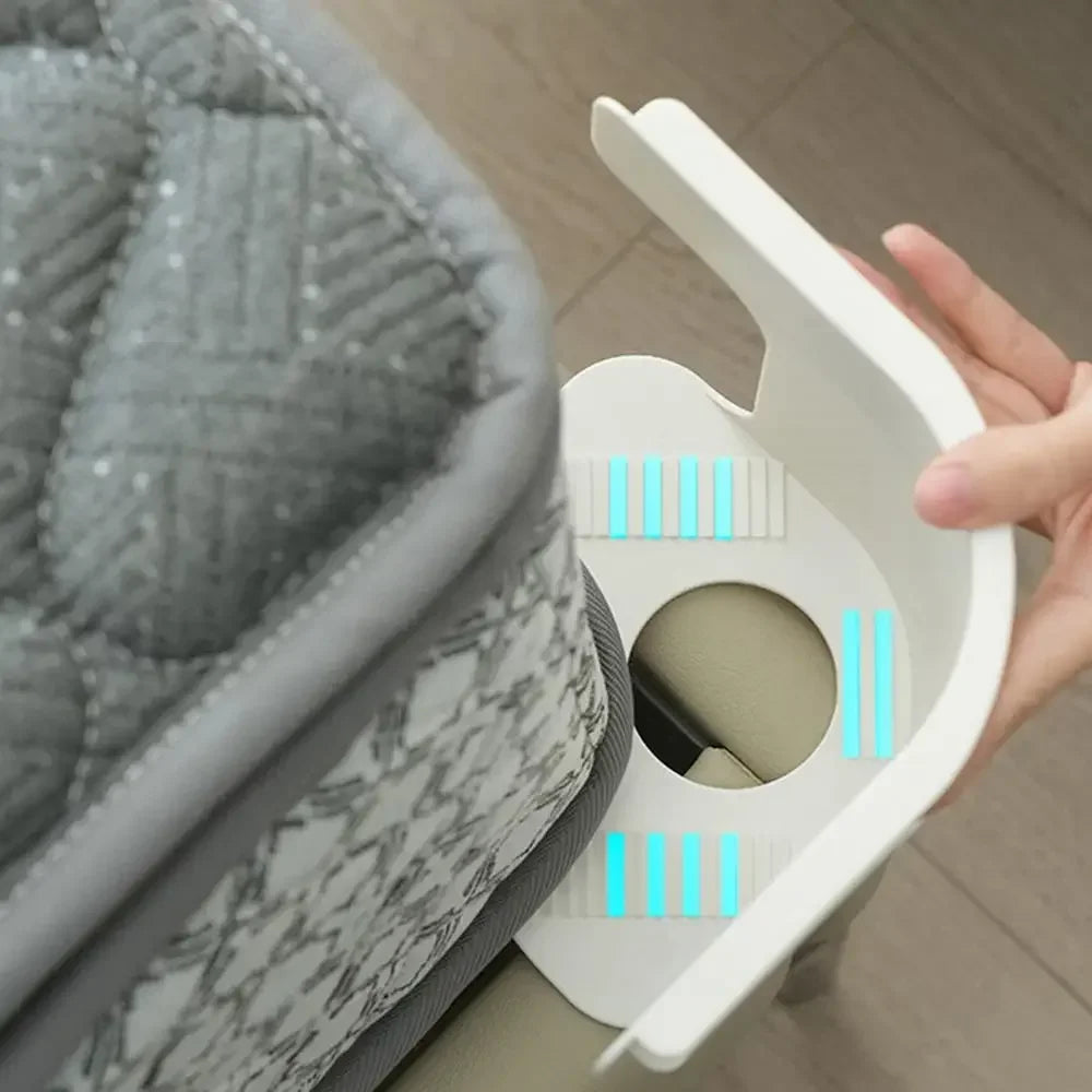 Heavy-duty bedsheet corner clips for securing fitted sheets and preventing slipping.
