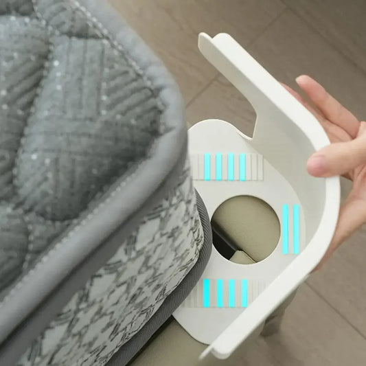 Heavy-duty bedsheet corner clips for securing fitted sheets and preventing slipping.