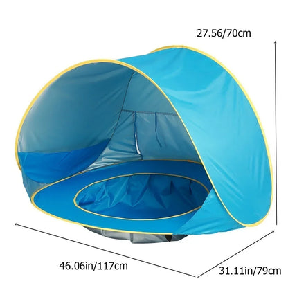 Baby Beach Tent with Pool UPF 50+