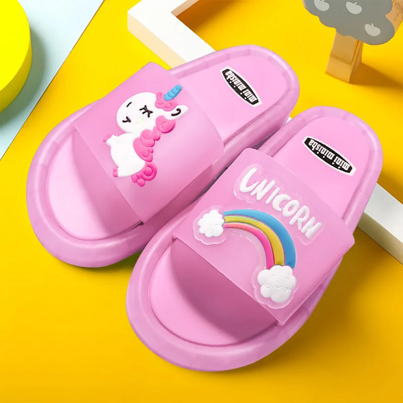 Girls LED Light-Up Slippers for Kids