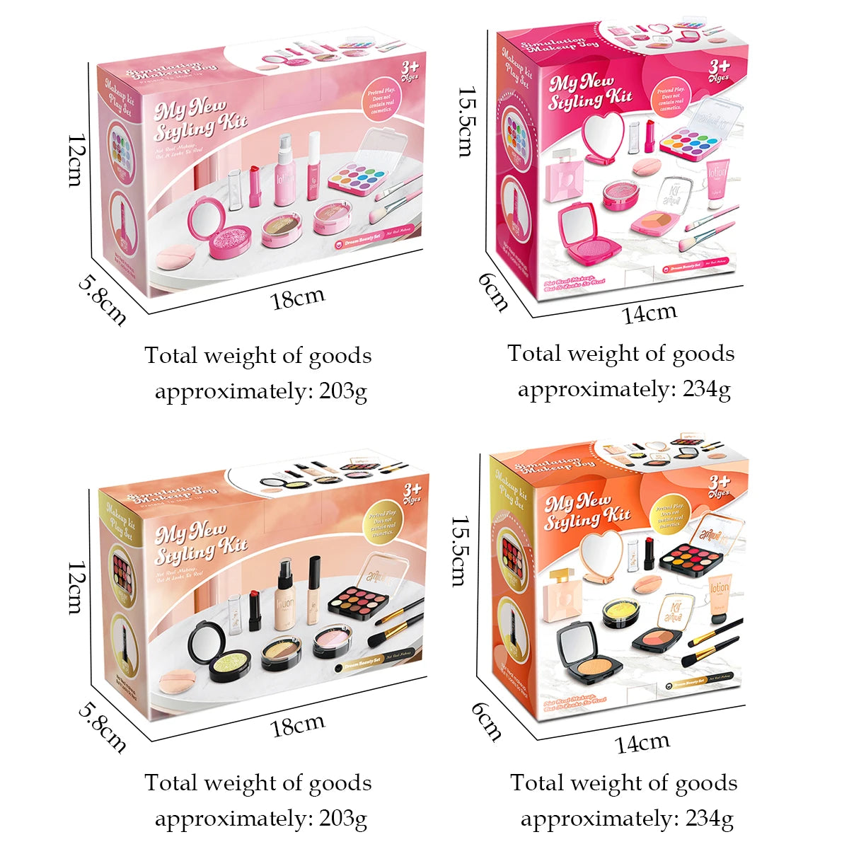 Kids Play Makeup Set – Simulated Cosmetic Toys for Girls