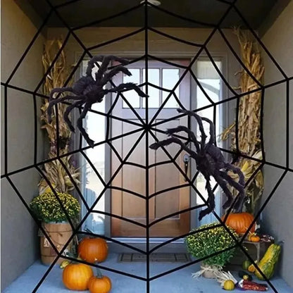 Giant Black Spider Halloween Yard Decoration