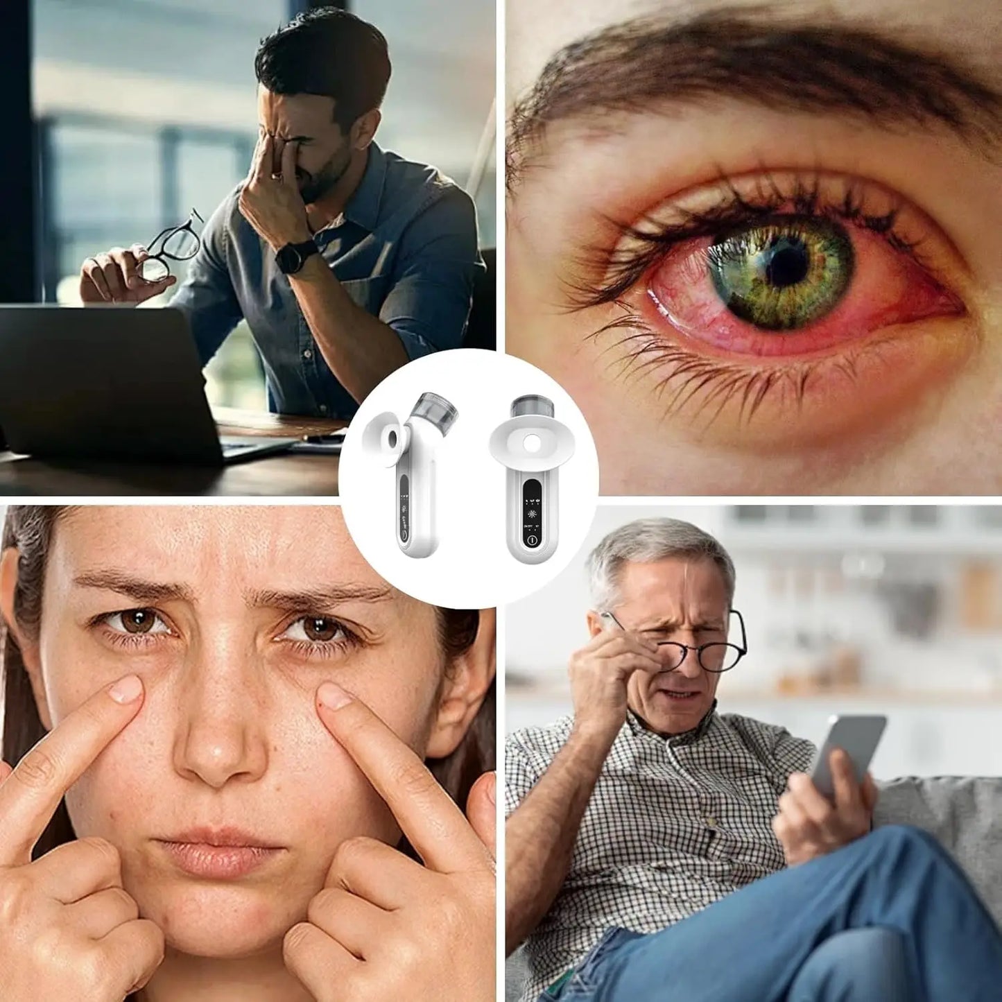Heated Eye Steam Device – Mini Eye Mister for Dry Eyes & Moisturizing Eye Care