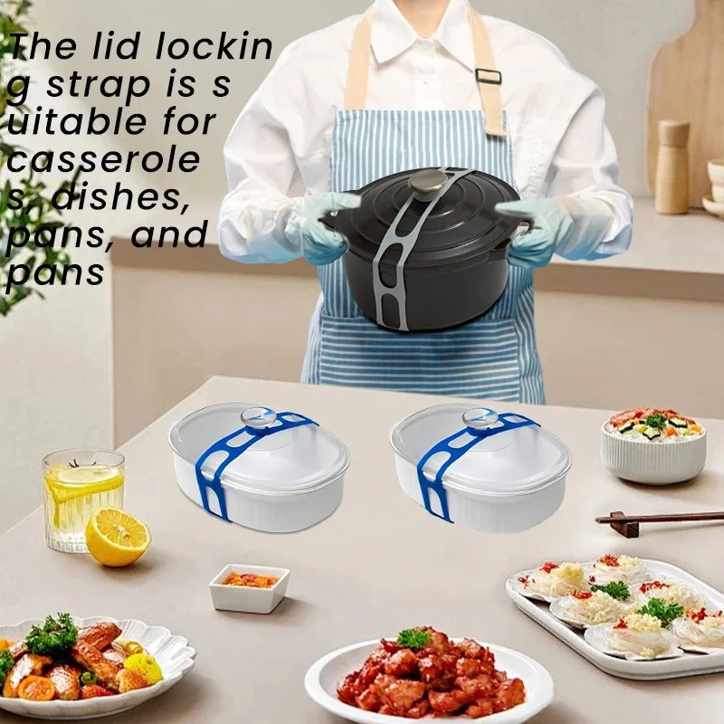 Reusable Silicone Lid Strap