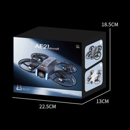 AE21 HD Dual Camera Mini Drone with 4.3" Screen Remote
