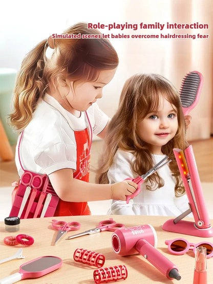 Girls Beauty Salon Set – Kids Hair & Makeup Play Kit