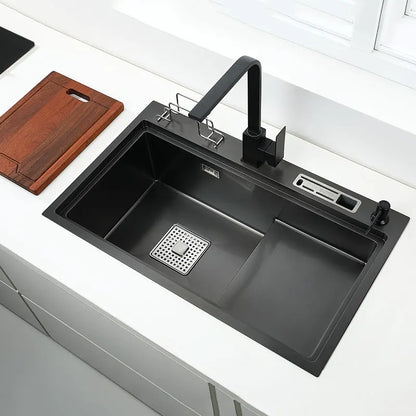 Stainless Steel Multifunction Waterfall Kitchen Sink