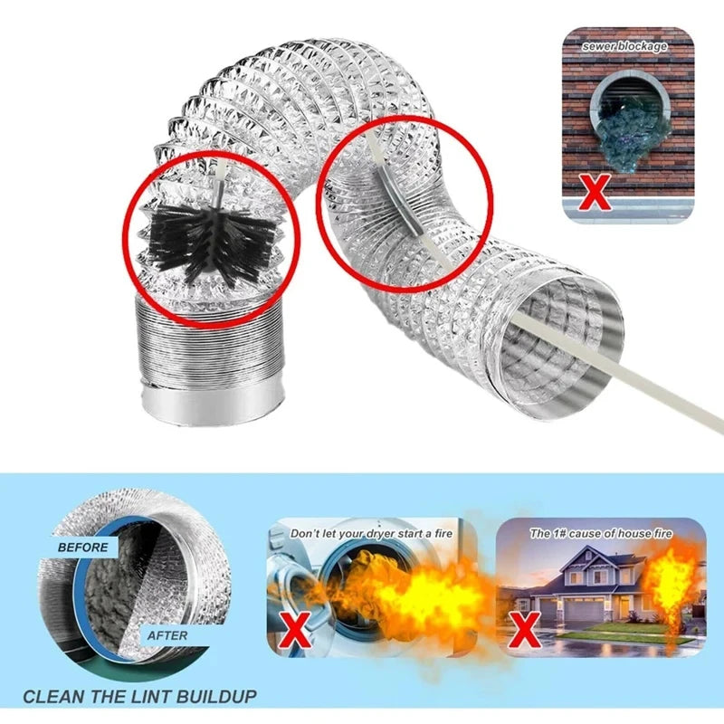 Chimney Cleaning Brush Kit