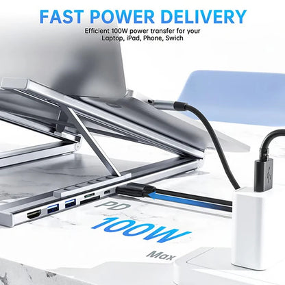 8-in-1 USB-C Laptop Docking Station