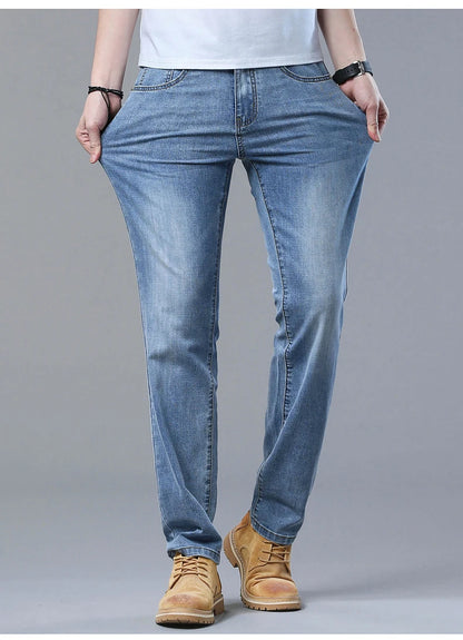 Men’s Slim Fit Luxury Jeans – Classic Style Denim Pants