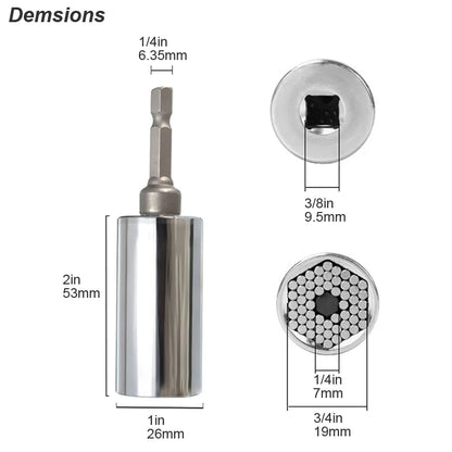 Universal Socket Wrench Tool
