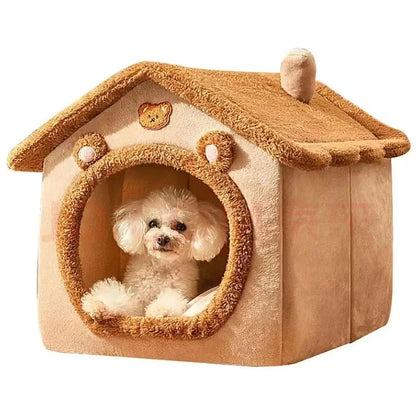 Pet Warm House – Cozy Cat & Dog Bed for All Seasons - OneClickSmart