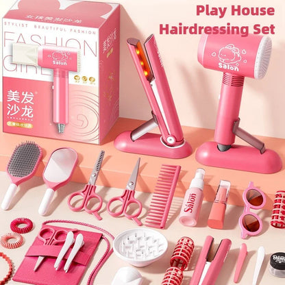 Girls Beauty Salon Set – Kids Hair & Makeup Play Kit