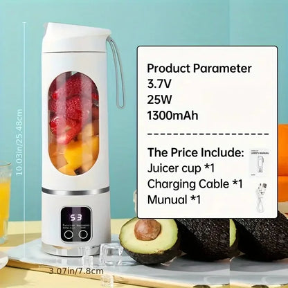 Portable USB Juicer Blender – Rechargeable Smoothie & Juice Maker