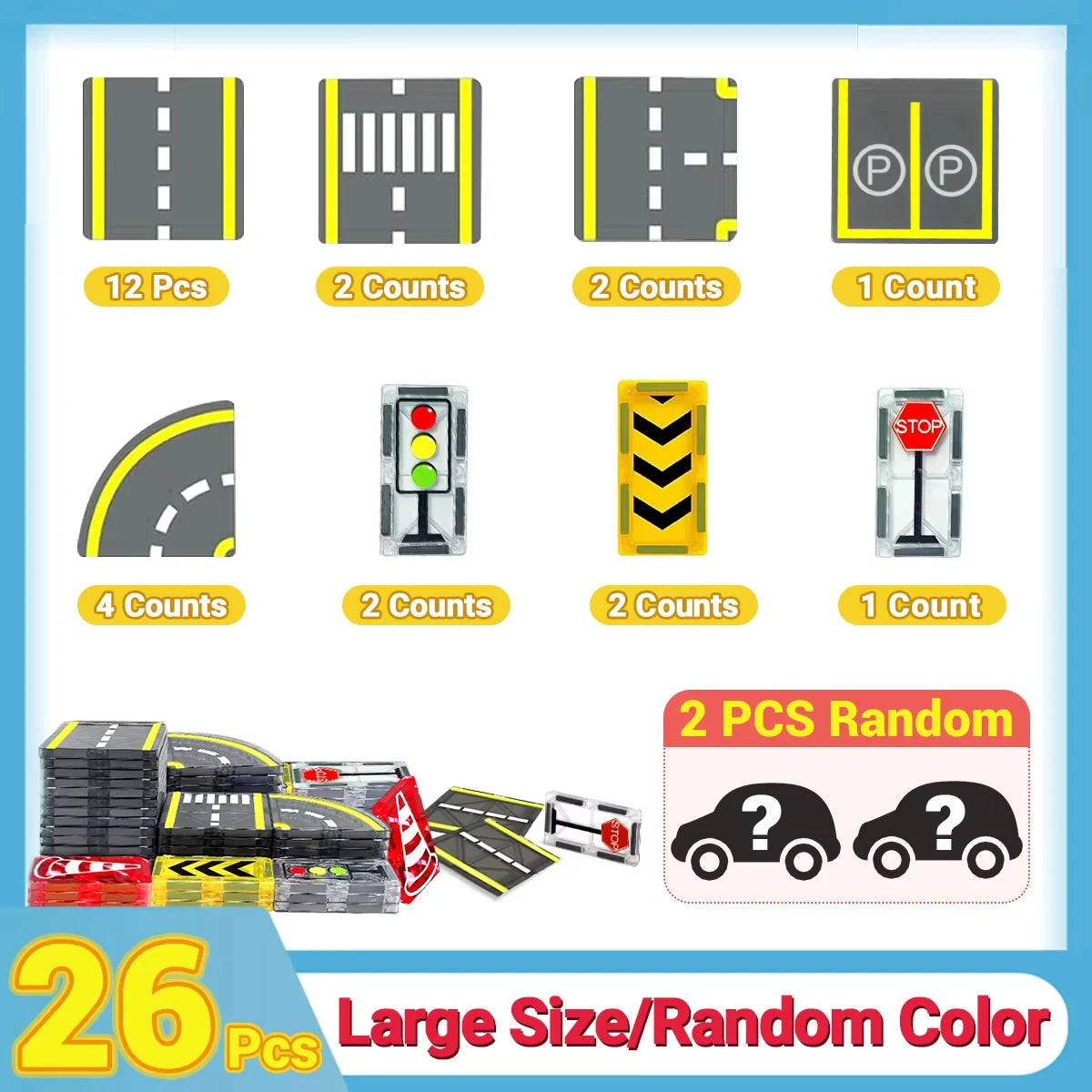Magnetic Track Construction Kit