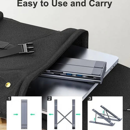 8-in-1 USB-C Laptop Docking Station